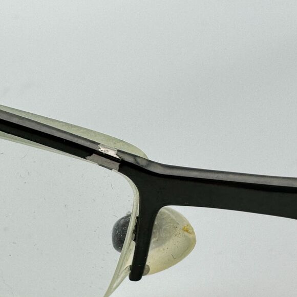 Ogi Eyeglasses Frame R71 TS009 52-16-140 Black Half Rim H13237 - Picture 7 of 8